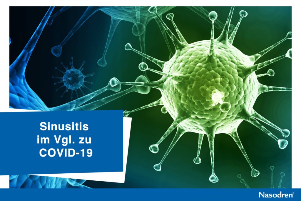 Sinusitis im Vgl. zu COVID-19